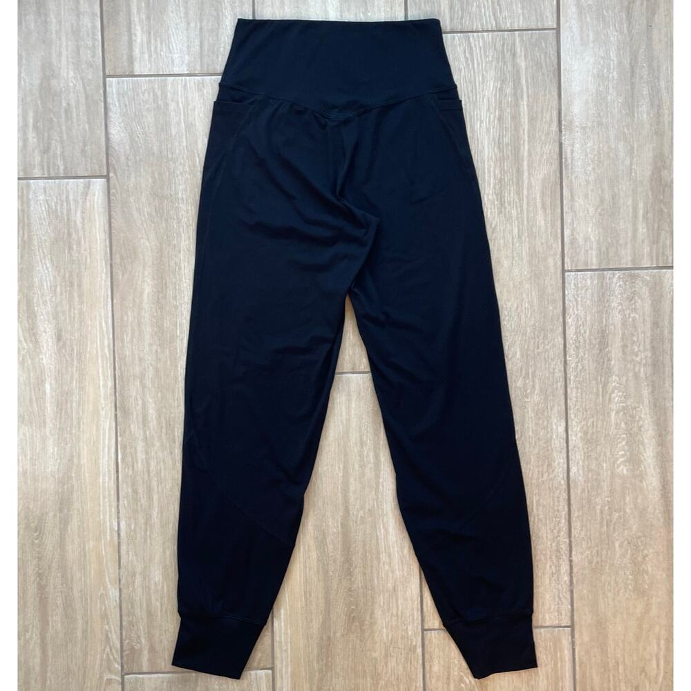 P'tula Jogger Leggings Womens Small Black High Rise Pocket Athleisure Gym - Picture 2 of 9